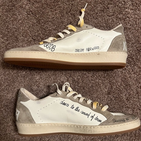 Golden Goose Ball Star with dove-gray suede star and heel tab - Picture 2 of 9